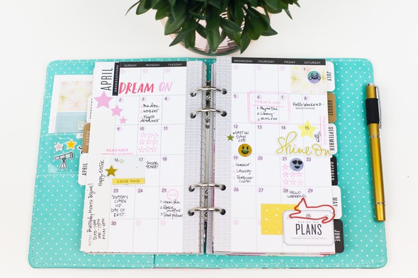 April Planner Kit Calendar Spread by lbateman5383 gallery