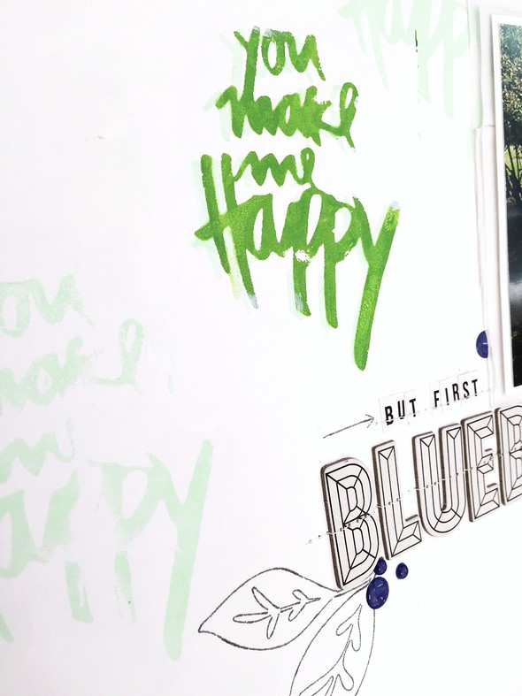 But First Blueberries Layout in 5 Ways to Use Silkscreens gallery