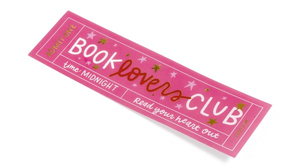 Book Lovers Club Transparent Bookmark gallery