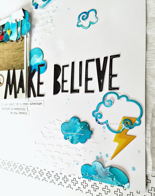 Make Believe Layout in Mixed Media Cuts gallery
