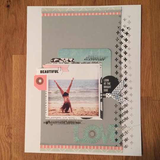 Project Life- Week 25- Beach Page Insert