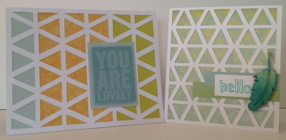Triangles weekly challenge card set by bejazzled gallery