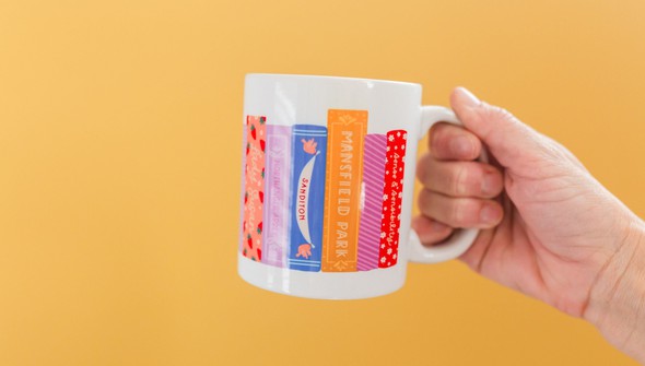 Jane Austen Books Medium Ceramic Mug gallery