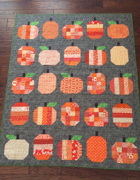 Pumpkin quilt by penny gallery