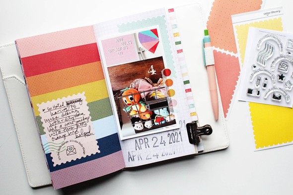 Color Theory Postage Label Sticker + Stamp Rainbow Bundle gallery