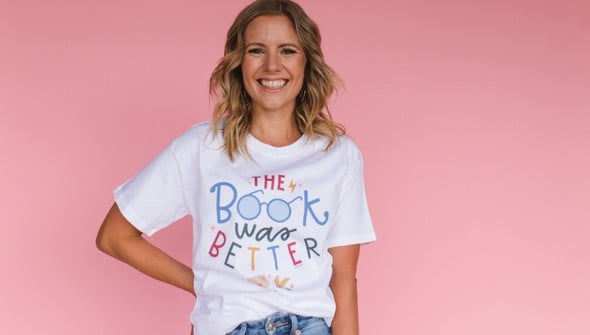 The Book Was Better : Wizard Edition - Pippi Tee - White gallery