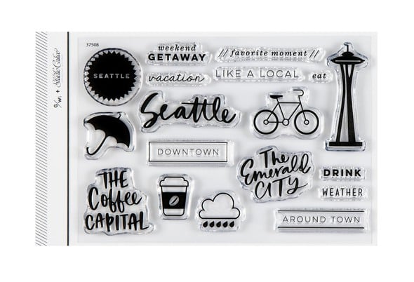 Stamp Set : 4x6 Seattle by Goldenwood Co gallery