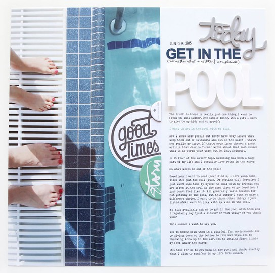 get in the pool