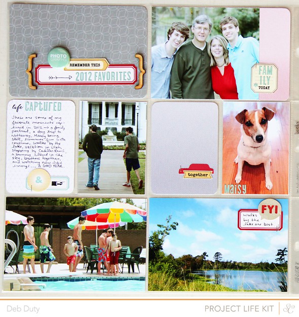 Project Life Favorites of 2012 {PL kit only} by debduty gallery
