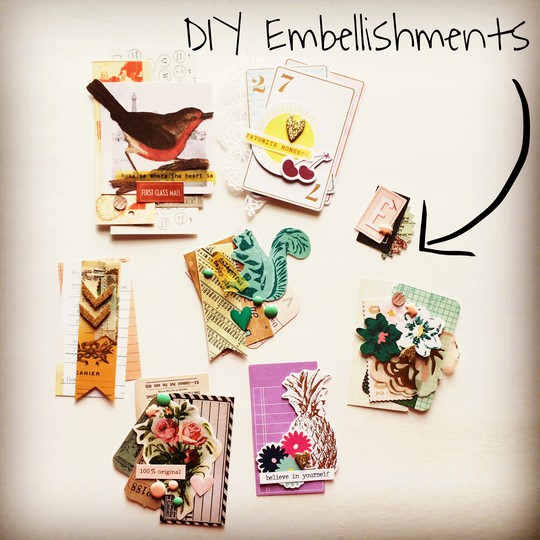 DIY Embellishments: Layered Emphemera