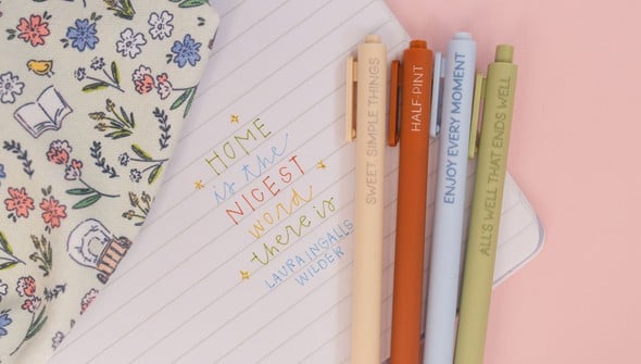 Little House On The Prairie Laura Ingalls Wilder Pen Set gallery