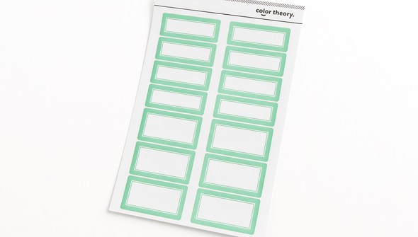 Color Theory Label Stickers - Mojito gallery
