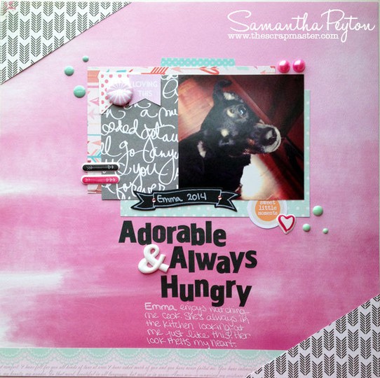Adorable & Always Hungry Layout
