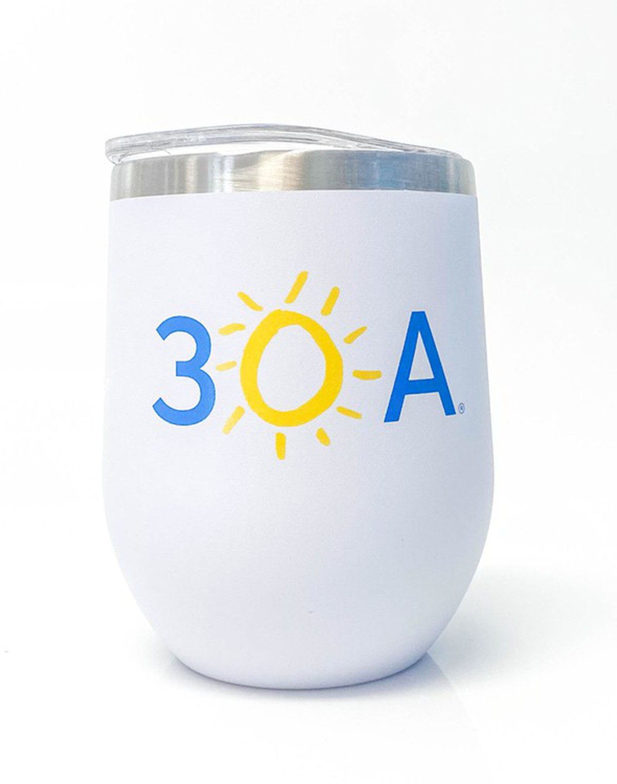 30A® Stainless Wine Glass - White item