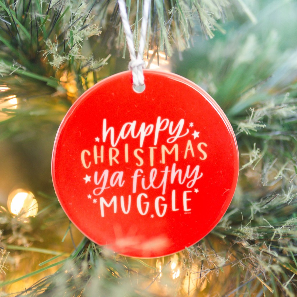 Happy Christmas Ya Filthy Muggle Ornament item