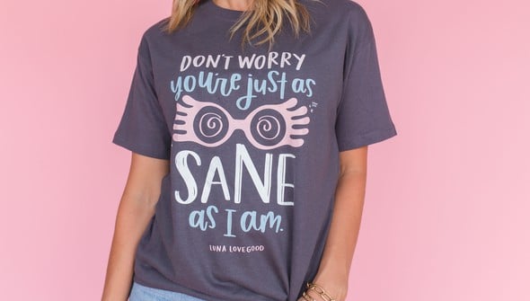 You're Just As Sane As I Am - Pippi Tee - Dark Gray gallery