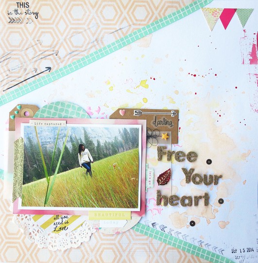 Layout "Free your heart"