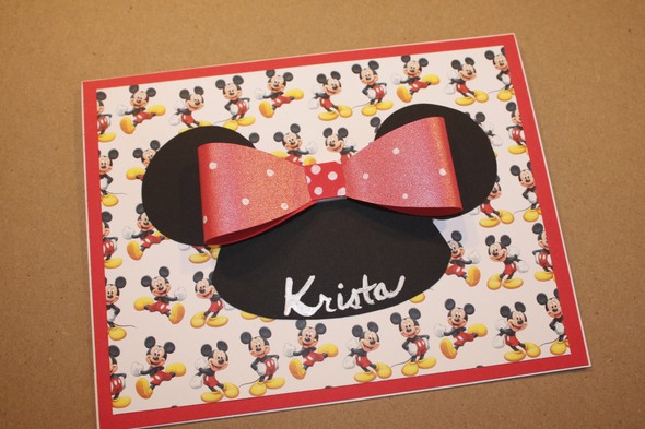 Minnie Mouse Card by JennilynFT gallery