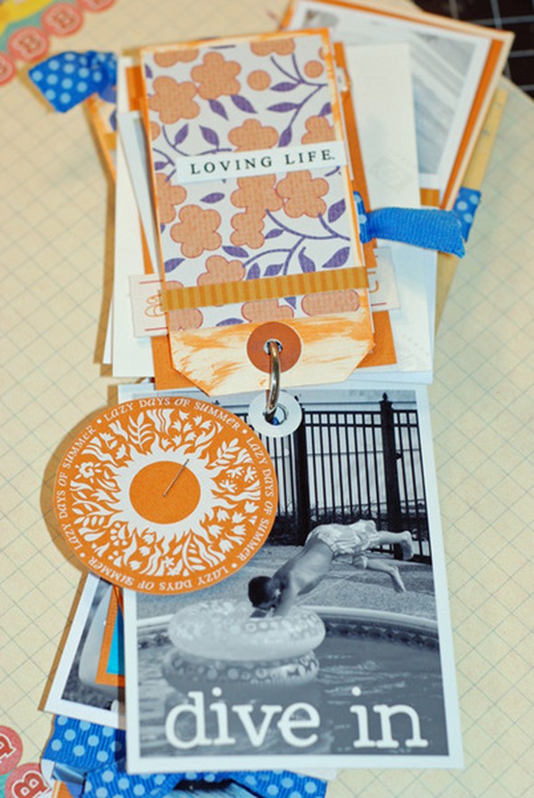 Summer Mini Tag Book by dmbd gallery