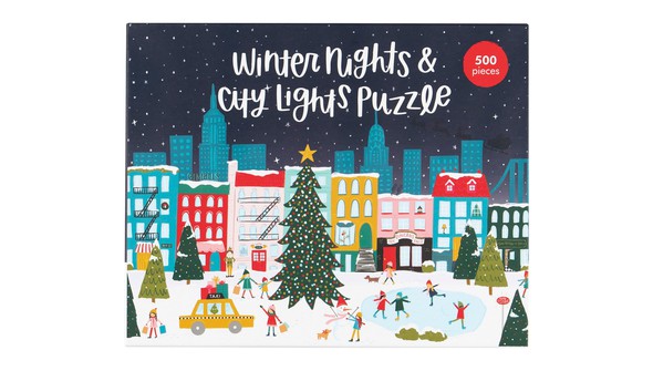 Winter Nights & City Lights - 500 Piece Jigsaw Puzzle gallery
