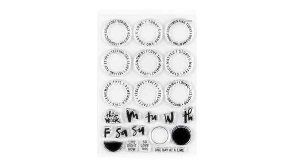 Week In The Life™ 2022 Circle Days of the Week 4x6 Stamp Set gallery