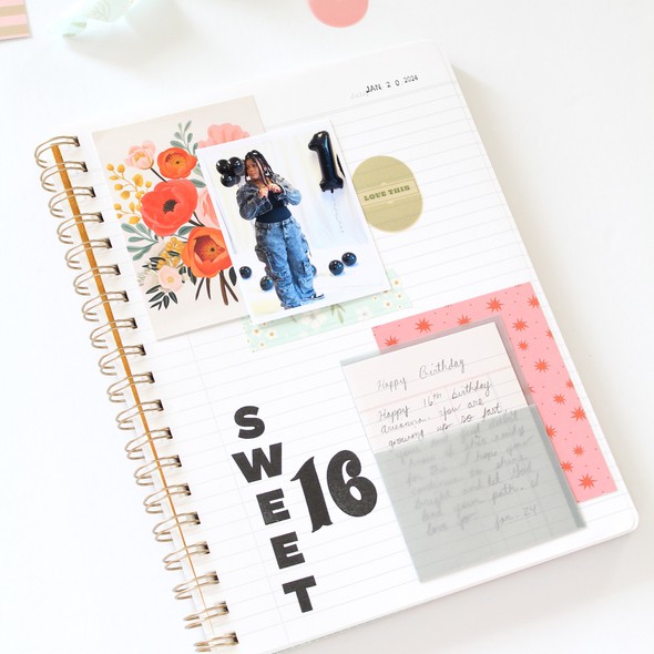 Sweet 16 Notebook Spread by desialy gallery