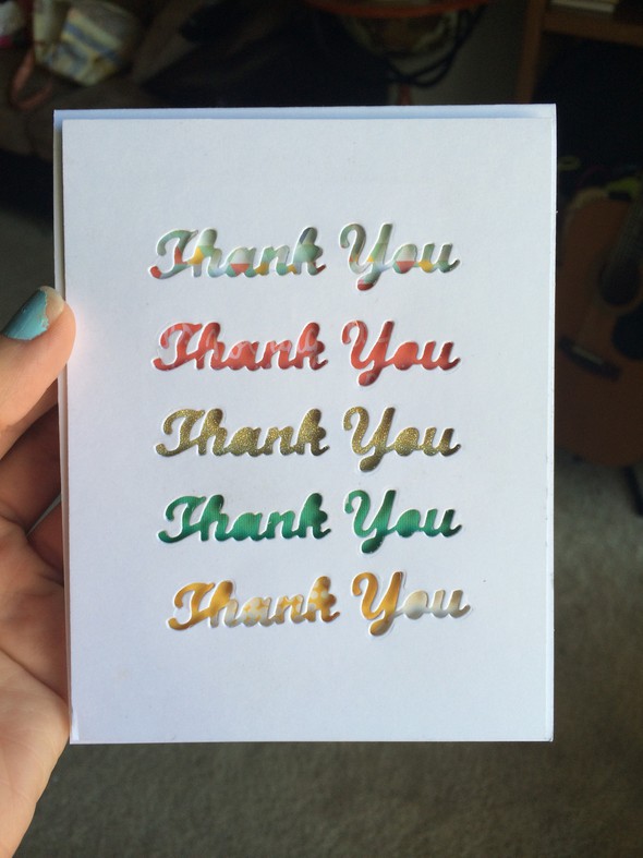 Thank you card by GXochitl gallery