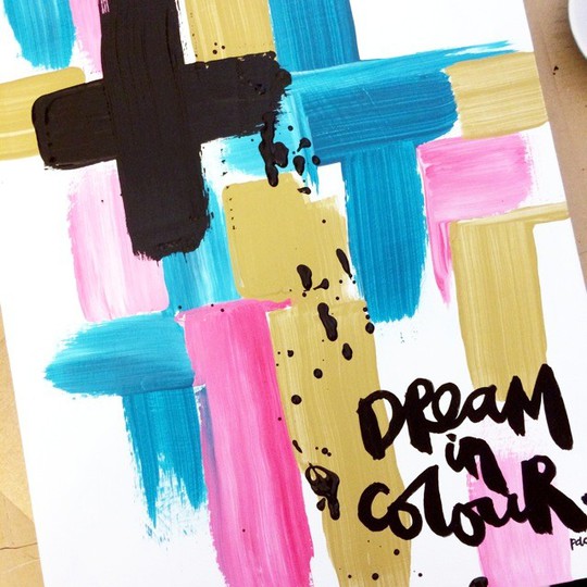 Brush Script | Dream in Colour.