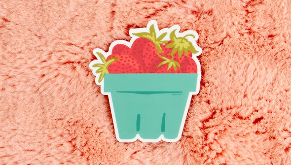 Strawberries Decal Sticker gallery