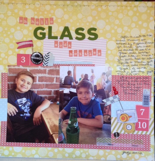 oh hello GLASS soda bottles