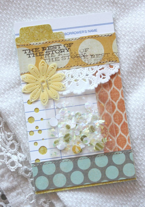 Snow Confetti Tag & Bookmark by Mish gallery