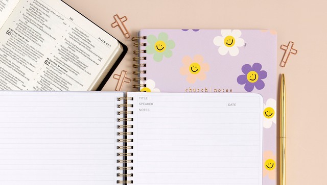 Notebook - Happy Daisy with Maps, 10 of 10