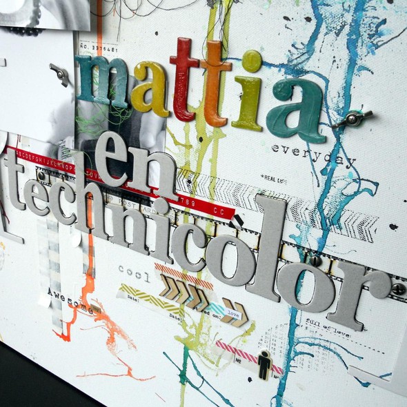 Monumental Scrap - Mattia en technicolor by Nine gallery
