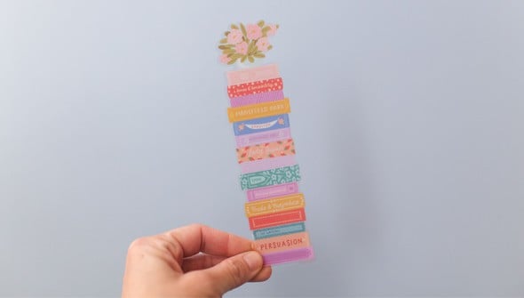 Jane Austen Book Stack Transparent Bookmark gallery