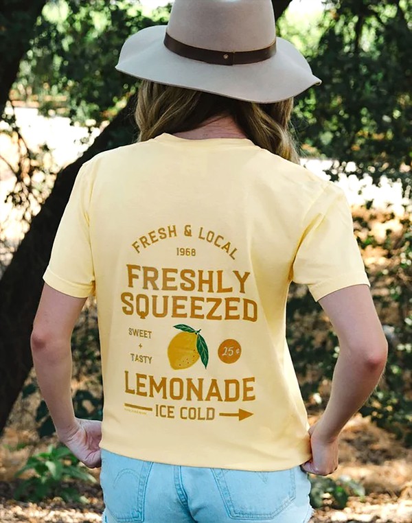 Lemon Farmers Market Tee - Butter, 5 of 6