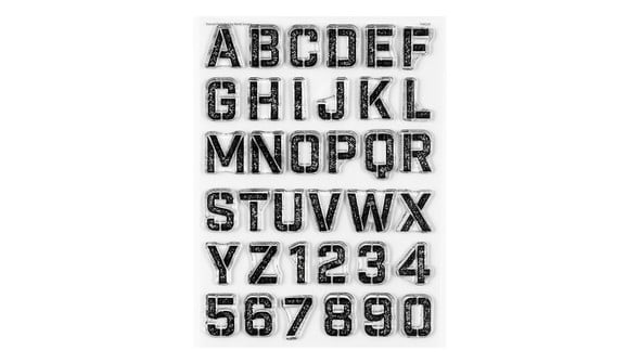 Stamp Set : 6×8 Stencil Alphabet  gallery