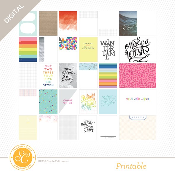 Scout Printable Journal Cards gallery