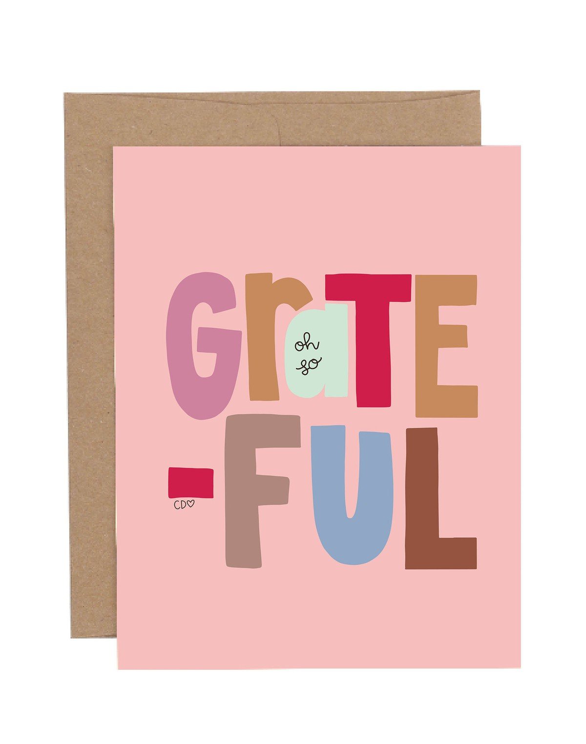 Oh So Grateful Thank You Greeting Card item