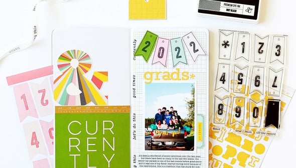 Stamp Set : 4×6 Number Banners by Goldenwood Co gallery