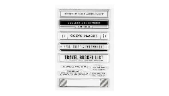 Stamp Set : 4×6 Travel Journal Blocks gallery