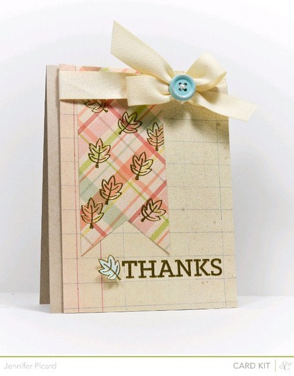 Embossed Thanks *Card Kit Only