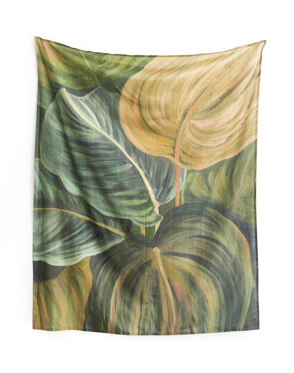 Bali leaf tapestry slider original
