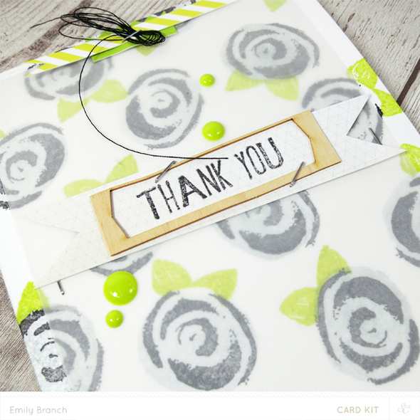 Rose Thank You Card *Squint add-on* by BranchOutDesigns gallery