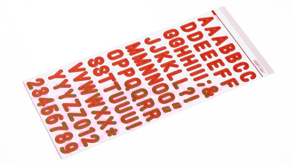 Keep It Real 3×8 Alphabet Sticker Sheet gallery