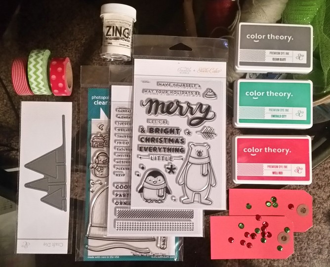 Christmas card supplies