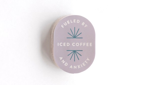 Fueled By Iced Coffee Decal Sticker gallery