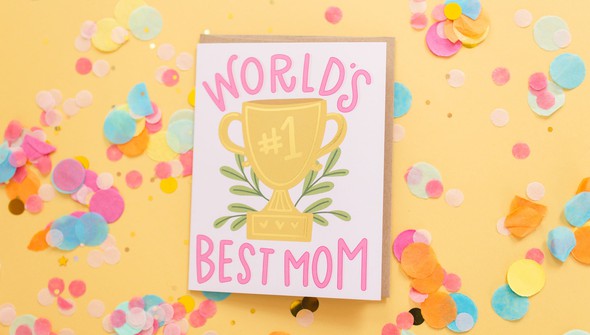 World's Best Mom Mother's Day Greeting Card gallery