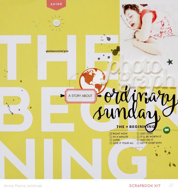 An ordinary Sunday [main kit only] by aniamaria gallery