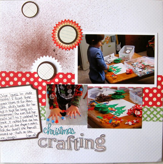 Christmas Crafting - Challenge layout