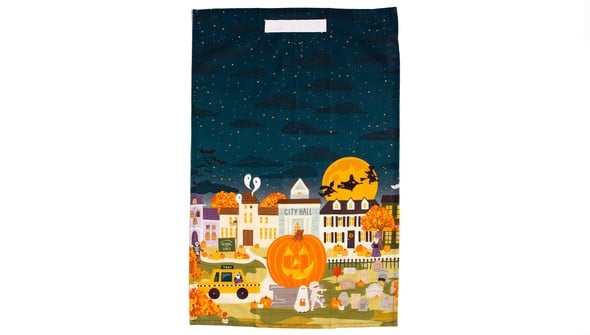 Haunted Nights & Ghostly Lights Halloween Tea Towel gallery